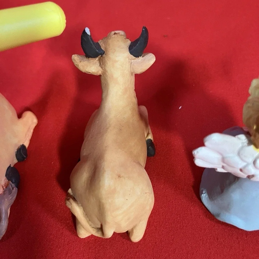 Vintage Frank's Nursery & Crafts Children's Nativity Set / 12 Pieces / Flaws
